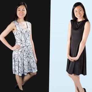 Betabrand Four Way Reversible Dress